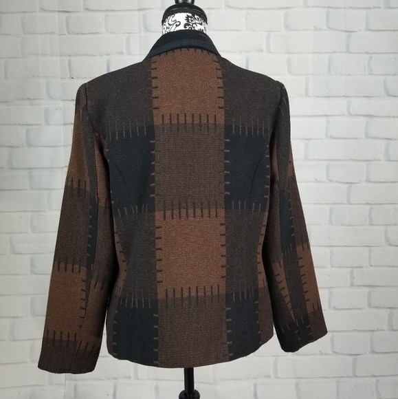 Michal Phillips button front jacket pockets size 8 - Picture 8 of 8